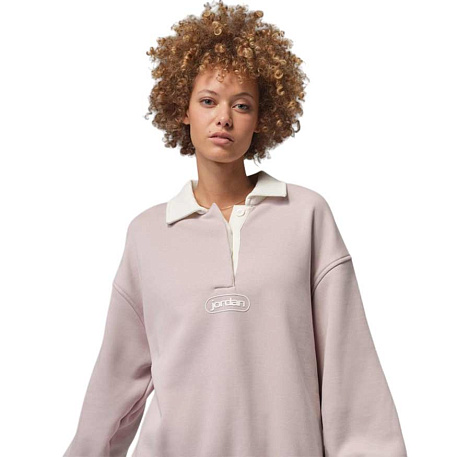 Футболка с длин. рук. Jordan Flight Fleece Rugby Top