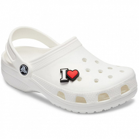 Украшение для обуви Crocs I Heart