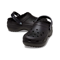 Клоги Crocs Classic Platform Lined Clog Bone