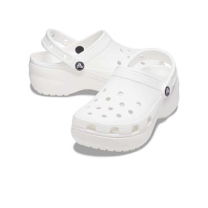 Клоги Crocs Classic Platform Clog W Bone