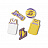 Украшение для обуви Crocs NBA Los Angeles Lakers 5Pck