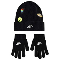 Набор: шапка, перчатки Nike Patch Peak Beanie Set