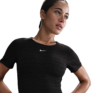 Футболка Nike Pro Dri-FIT Short-Sleeve Cropped Jacquard Top
