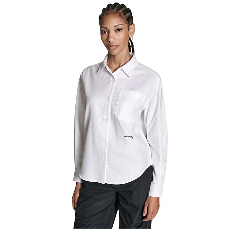 Рубашка Converse Womens Striped Oxford Top