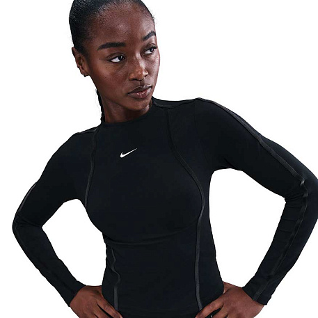 Футболка с длин. рук. Nike One Fitted Dri-FIT Long-Sleeve Top