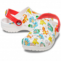Клоги Crocs Classic Pokemon Clog K Whi/Mlti