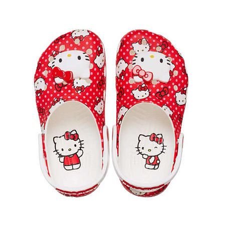 Клоги Crocs Hello Kitty Red Classic Clog K Mlt