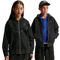 Толстовка Nike Sportswear Water-Repellent Denim Full-Zip Jacket