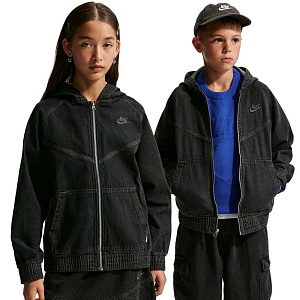Толстовка Nike Sportswear Water-Repellent Denim Full-Zip Jacket