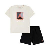 Костюм футболка и шорты Jordan Block Logo Mesh Short Set