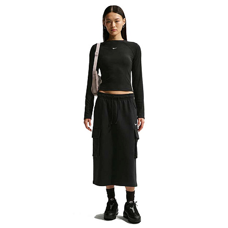 Футболка с длин. рук. Nike Sportswear Chill Knit Tight Long-Sleeve Ribbed Top