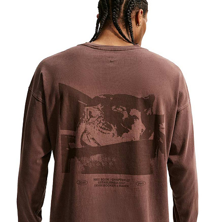 Футболка с длин. рук. Nike Devin Booker Book Long-Sleeve Basketball T-Shirt