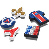 Украшение для обуви Crocs Paris St Germain 5Pck