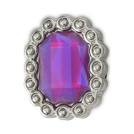 Украшение для обуви Crocs Gorgeous Purple Gem