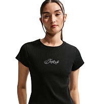 Футболка Nike Ribbed Modified Crop Just Do It Tee