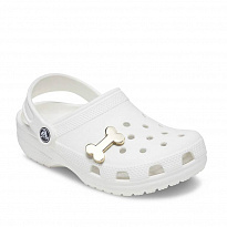 Украшение для обуви Crocs Gold Dog Bone