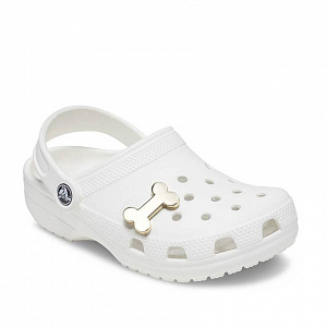 Украшение для обуви Crocs Gold Dog Bone