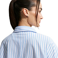 Рубашка Nike Sportswear Offline Woven Poplin Striped Short Sleeve