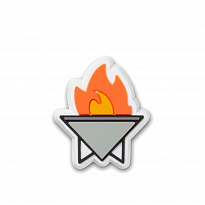 Украшение для обуви Crocs Outdoors Bonfire