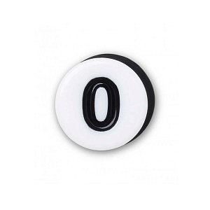 Украшение для обуви Crocs Friendship Bead Number Zero