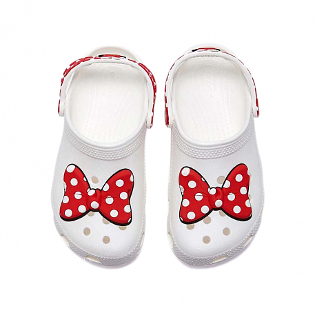 Клоги Crocs Disney Minnie Mouse Cls Clg K Whi/Red