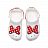 Клоги Crocs Disney Minnie Mouse Cls Clg K Whi/Red
