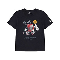 Футболка Nike T-shirt Dri-Fit Black Graphic