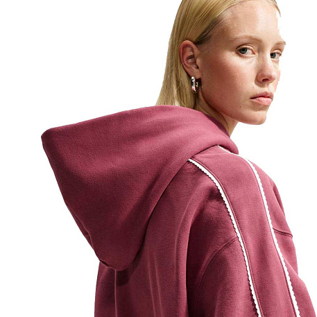 Толстовка Nike Sportswear Fleece Midweight Cropped Scallop Hoodie