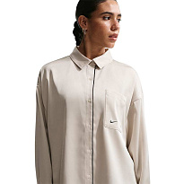 Футболка с длин. рук. Nike Sportswear Oversized Satin Long-Sleeve Top