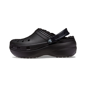 Клоги Crocs Classic Platform Lined Clog Bone