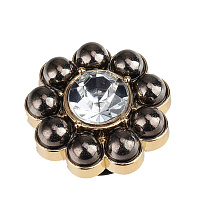 Украшение для обуви Crocs Tiny Dark Flower