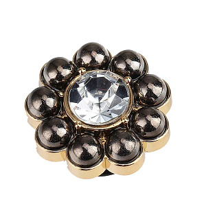 Украшение для обуви Crocs Tiny Dark Flower