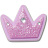 Украшение для обуви Crocs Tiny Purple Glitter Crown