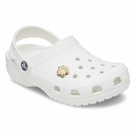 Украшение для обуви Crocs Gold Dog Paw