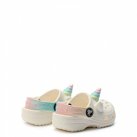 Клоги Crocs Classic IAM Rainbow UnicornCgT Chk
