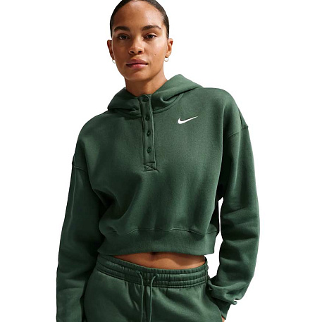 Толстовка Nike Oversized Cropped Henley Hoodie