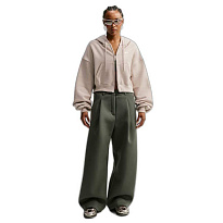 Толстовка Nike Sportswear Fleece Midweight Oversized Cropped Full-Zip Hoodie