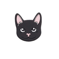 Украшение для обуви Crocs Black Cat