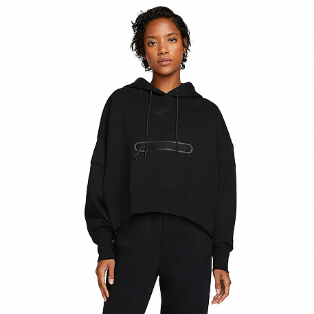 Толстовка Nike Tech Fleece Essentials Over-Oversized Crop Pullover  Hoodie