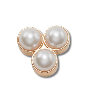 Украшение для обуви Crocs Triple Pearl