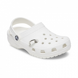 Украшение для обуви Crocs Silver Piercing