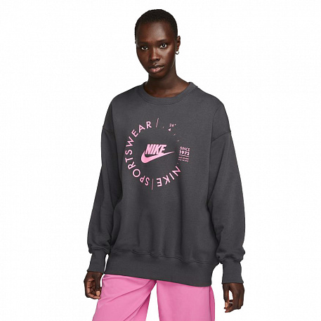 Толстовка Nike Fleece Oversized CREW Sports Utility