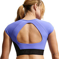 Топ Nike Pro Sculpt Medium-Support Padded Short-Sleeve Sports Bra