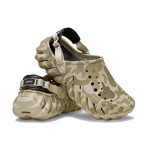 Клоги Crocs Echo Duck Camo Clog Bone/Blk