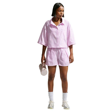 Рубашка Nike Sportswear Offline Woven Poplin Striped Short Sleeve