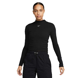 Футболка с длин. рук. Nike Sportswear Essential Ribbed Mock-Neck Long-Sleeve Top