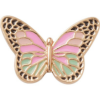 Украшение для обуви Crocs Elevated Colorful Butterfly