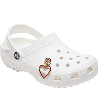 Украшение для обуви Crocs Red Dangle Gem