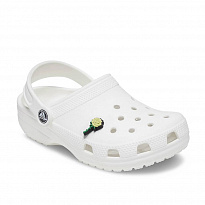 Украшение для обуви Crocs White Rose