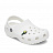 Украшение для обуви Crocs White Rose